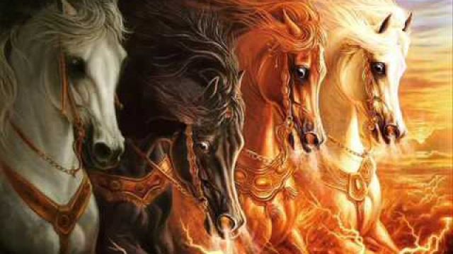 David Munyon - Four Wild Horses